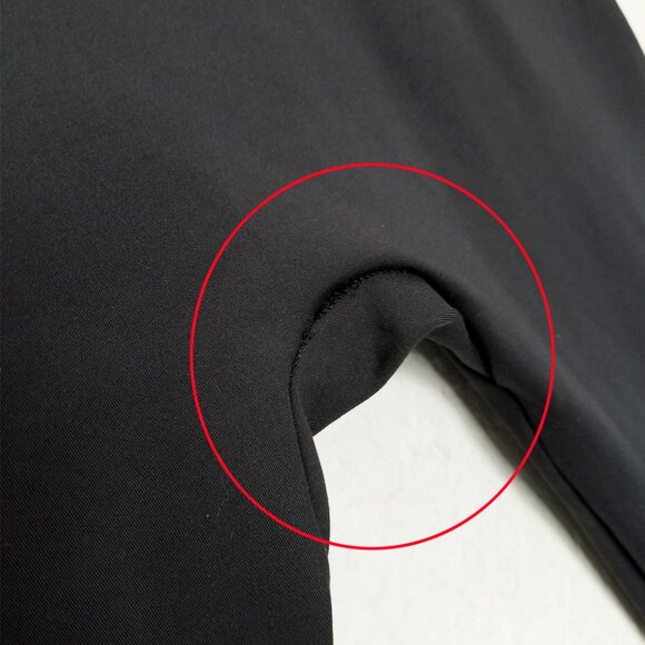 Smash + Tess Black Scoop Neck Stretch Jumpsuit M Unitard Romper Sleeveless Knit - Picture 11 of 12